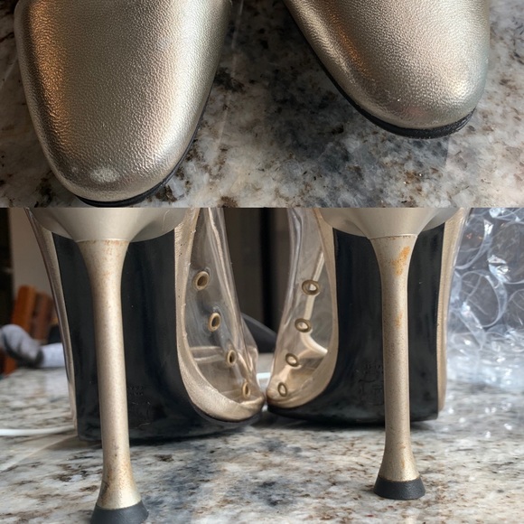 karl lagerfeld vintage stiletto silver translucent - Picture 8 of 8